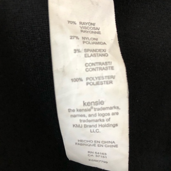 Kensie Slit Dress with Chiffon Detail - Picture 7 of 13